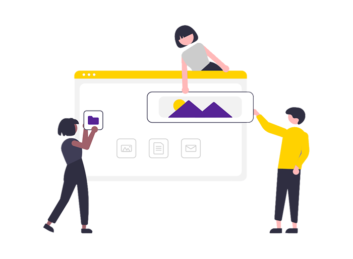 A team customizing their workspace signifying the fully customizable nature of FloorFathom's flooring cloud software. Each element, metric and graphic in the software is able to be modified to execute specific tasks and tailor the platform to your business needs.